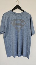Men's Official DC Comics Superman T-Shirt XL Distressed Classic Logo
