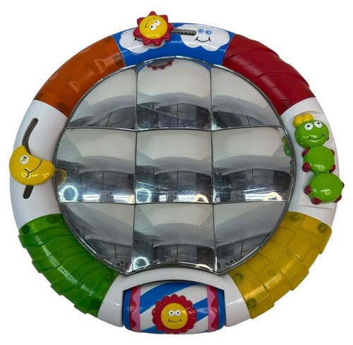 Vintage Step Ahead Interactive Floor Mirror Baby Toy WORKS Plays Music Lights Up