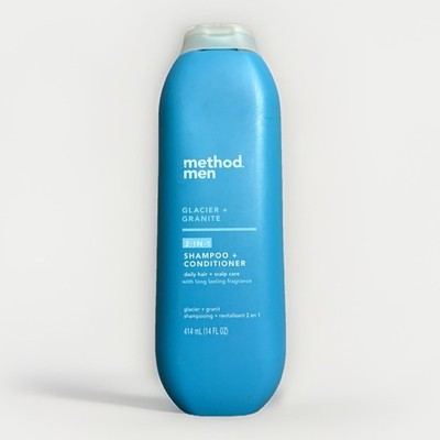 Method Men Glacier & Granite 2 in 1 Shampoo & Conditioner 14 oz