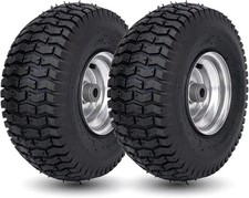 15x6.00-6 Tire Wheel Replacement For Craftsman Husqvarna Mowers 2 Pack 15x6.00-6 Tire Wheel Replacement For Craftsman Husqvarna Mowers 2 Pack