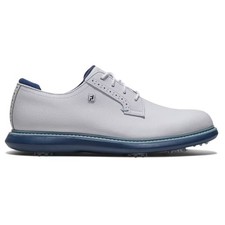 FootJoy Traditions Blucher Golf Shoes White Marine Blue Men's
