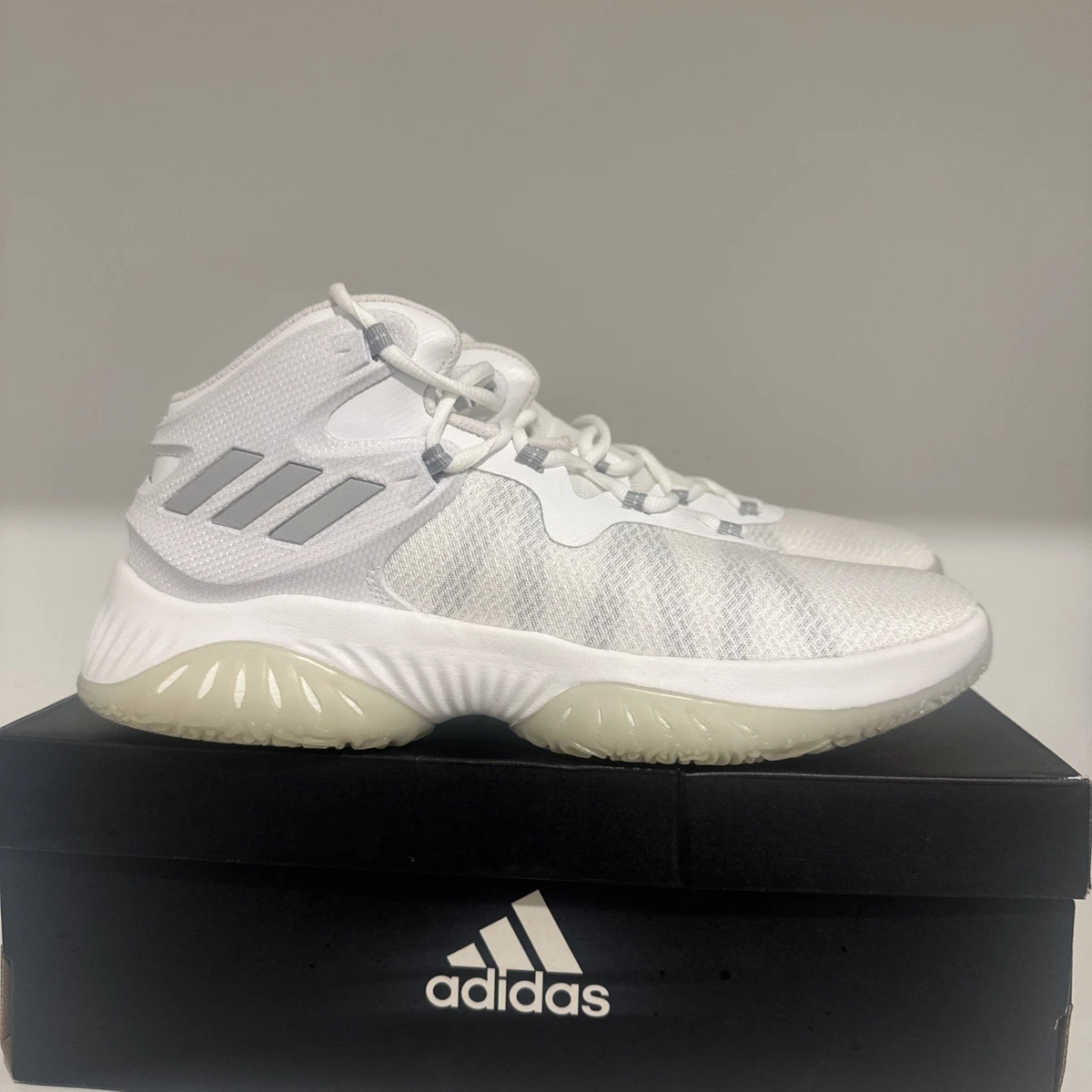 adidas gazelle silver green womens adidas Initiation Basketball Shoes in Men's Large Sizes – BigShoes main image 0