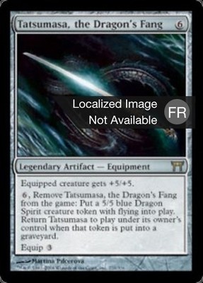 FRANZÖSISCH MRM Tatsumasa, der Drachenhaken Krieger von Kam [EX/NM] MTG Magic CHK
