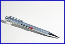 1970S Ballpoint Pen Two Colors With Slider Mechanism Blue  Red Refills