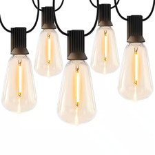 100 Ft. Shatterproof LED String Lights Outdoor IP65 Waterproof Dimmable Timable