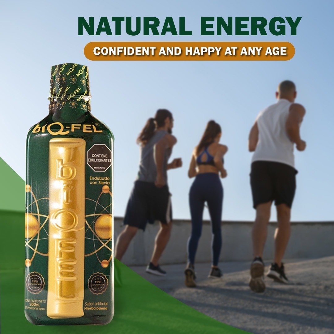 BIQ-FEL Natural Energy Booster – Biqfel, Chontaduro, Borojo & Guarana - 500ml