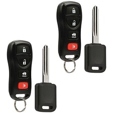 Car Key Fob Keyless Entry Remote with Ignition Key fits KBRASTU15 4-Btn, Set