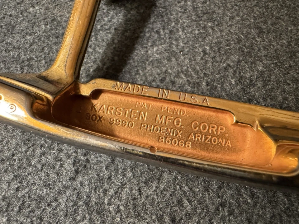 Ping Anser 2 Putter Patent Pending Nice Gold Plated Japan Version - Image 3 of 4