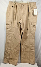 Vintage Faded Glory Cargo Pants 14 Khaki Tan ...