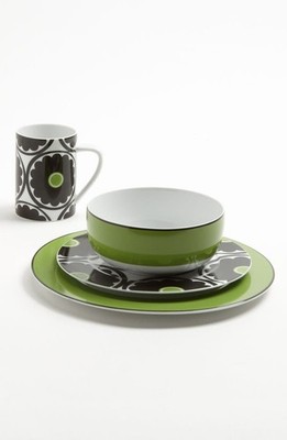Echo 'That '70s Floral' Four Piece Place Setting Black