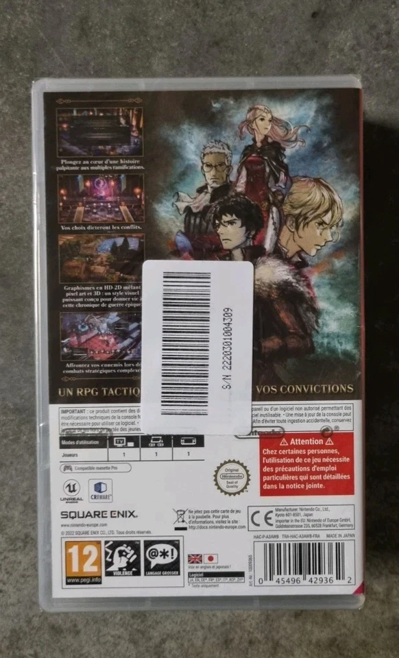 Jeu Triangle Strategy - Square Enix - Nintendo Switch - Neuf - Photo 2/2