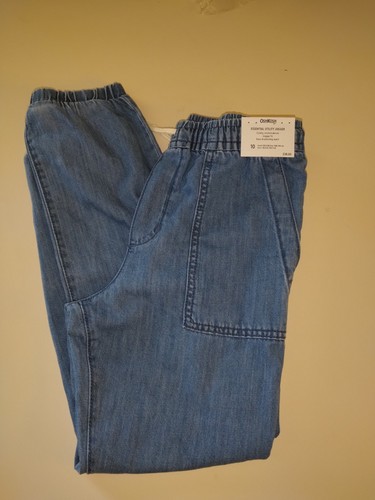OshKosh Blue Jean Essential Utility Joggers Size 10 NWT - Picture 4 of 6