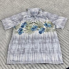Tommy Bahama Tidepool Royale Polo Sz L Island Zone Performance Stretch Tropical