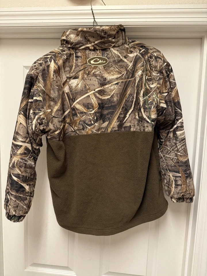 Drake Waterfowl Systems Camo Fleece Jacket 2XL Realtree Max-5 Hunting Outdoor - Image 2 of 2