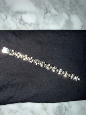 Unique Stainless Men s Bracelet With Side Color Accents  8 