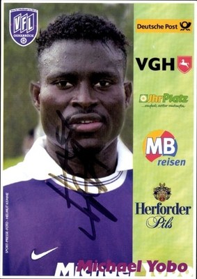 Autogrammkarte Fußballer Michael Yobo, VFL Osnabrück, Autogramm - 11602944
