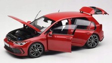 Volkswagen VW Golf 8 VIII GTi 2020 Tornado Red Norev 1:18 Diecast Model Car