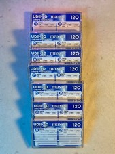 7x Maxell UDII UD II CD 120 Typ 2 LeerKassett...