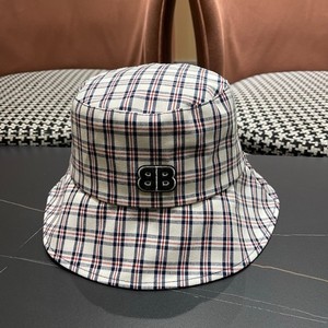 Burberry Classic Beige Plaid Unisex Outdoor Casual Shade Bucket Hat Sun Cap New