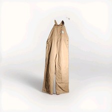 Carhartt Overalls Mens 42x30 Brown R02 BRN Quilted Lined Double Knee Workwear