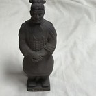Chinese Terracotta Warrior Style Figurine Statue, Gray Base w/ Gold Characters — photo 4
