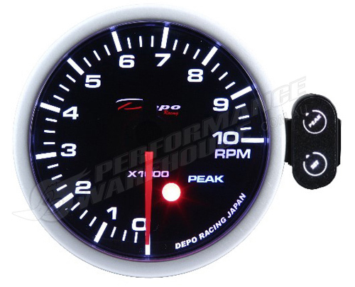 Velocómetro de carreras Depo calibre motor paso a paso 52 mm, carrera, deriva, rendimiento - Imagen 3 de 5