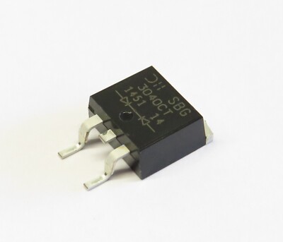 5 Stück SBG3040CT Schottky Barrier Rectifier 30V 30A TO263, Diodes Incorporated