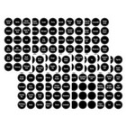 144 Pcs Ingredients Labels Spice for Small Jars Bottles Stickers