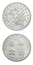 Portugal Labrador Coast & Ship 200 Escudos 2000 BU Crown