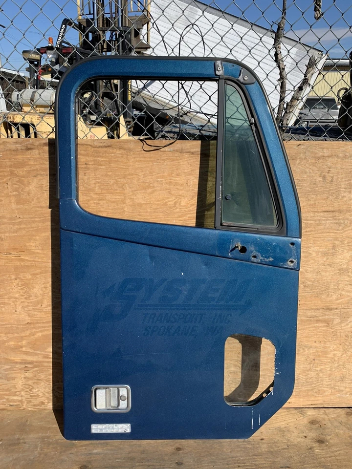 Freightliner Century Class 1998 lado del pasajero derecha puerta azul OEM Foto 2 de 4