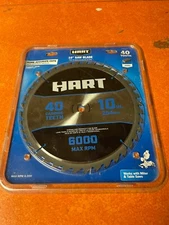 HART 10-Inch 40-Carbine Teeth Anti-Flex SAW BLADE