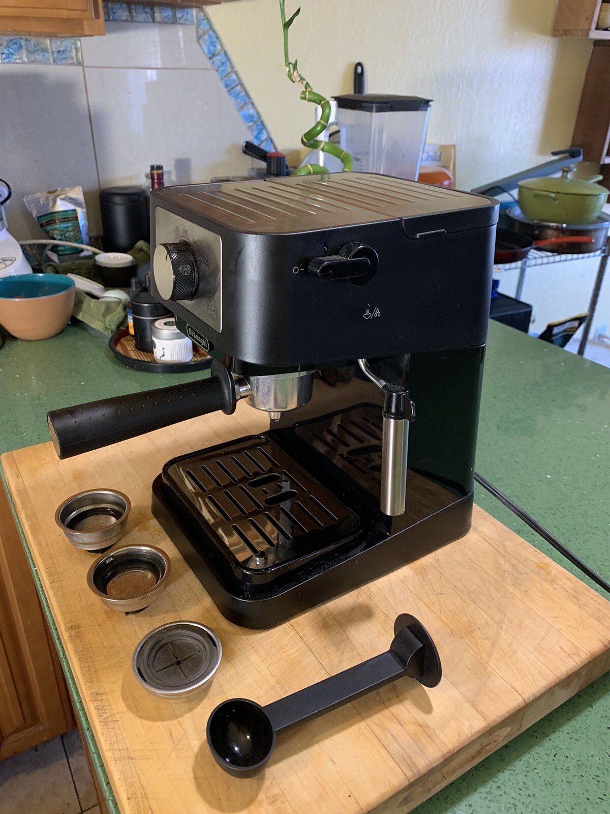 De'Longhi EC260BK Stainless Steel Espresso Machine 15 BAR Black