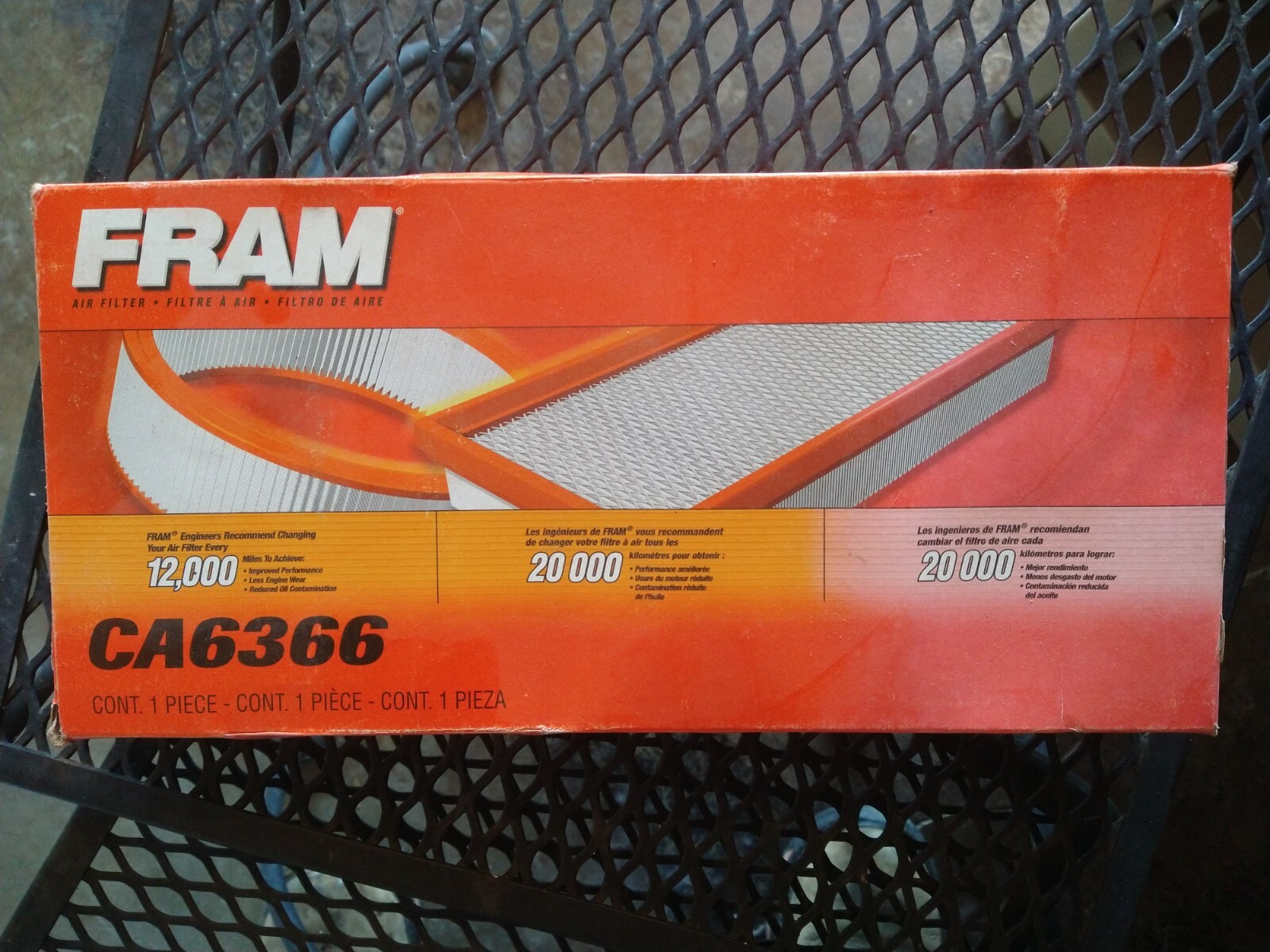 Fram CA6366 Air Filter FREE SHIPPING