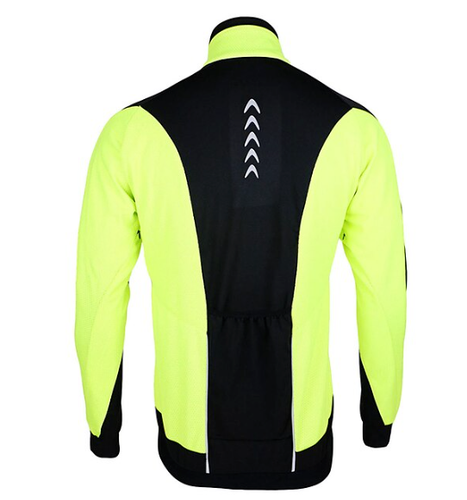 Arsuxeo Men's Cycling Jacket Bike Jacket Winter Fleece Jacket Top Thermal / Warm - Picture 5 of 5