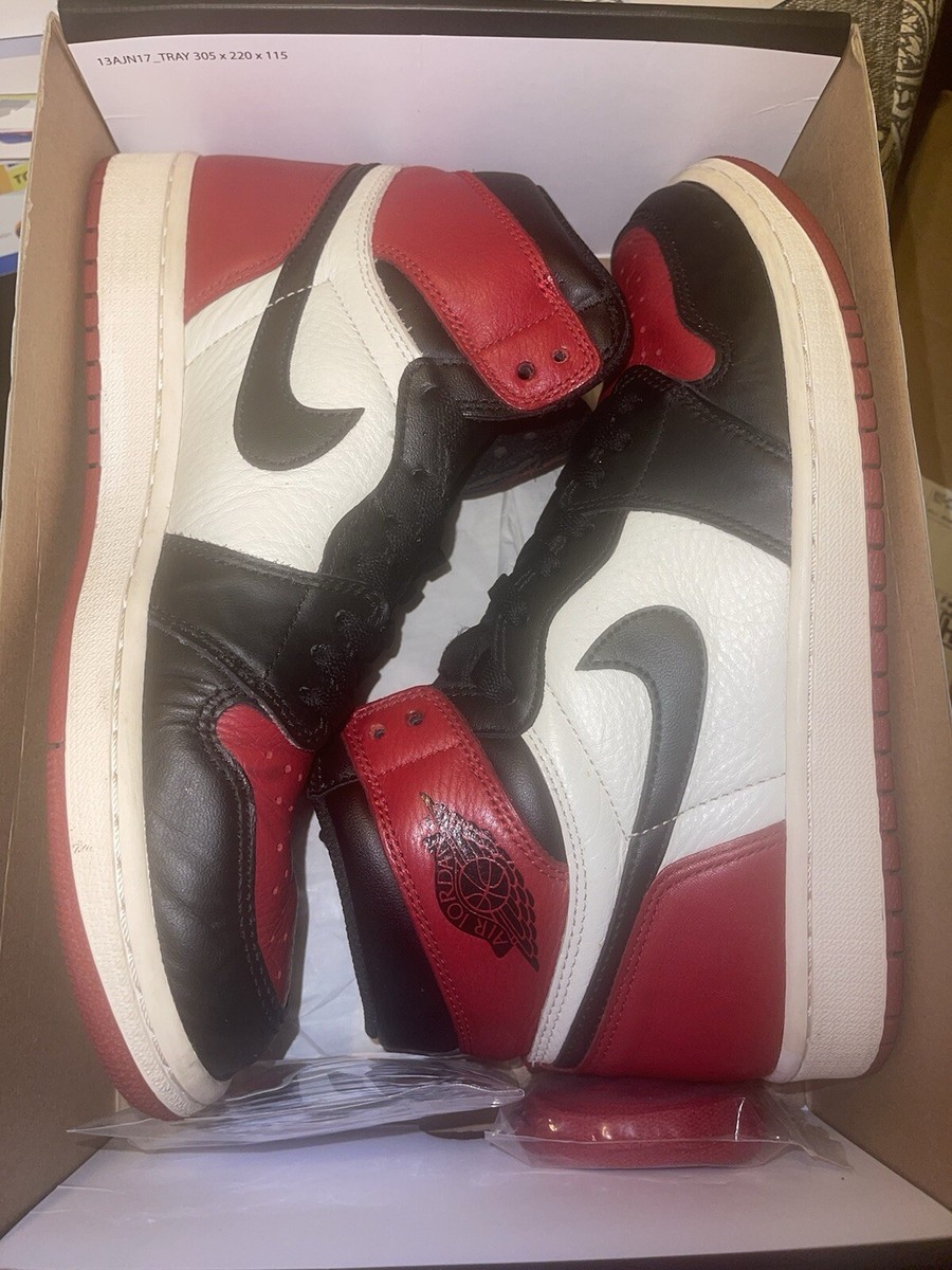 シューズ(男性用) Jordan Air Jordan 1 High Bred Toe Jordan Jordan 1 Retro High 