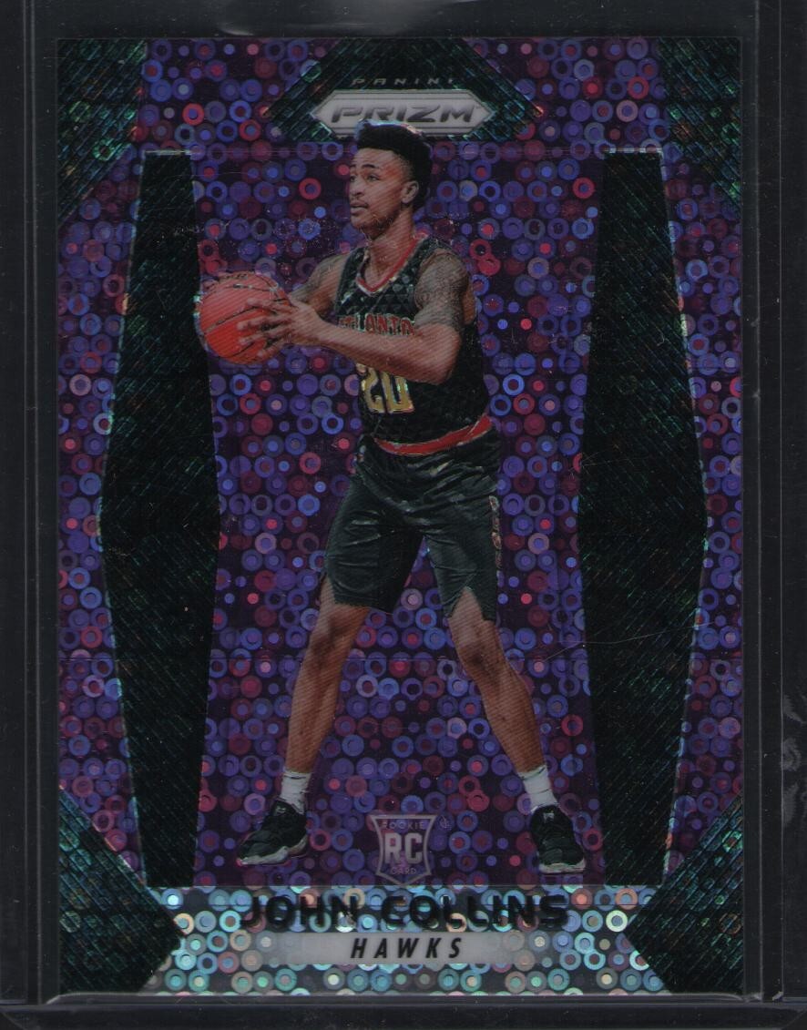 2017-18 Panini Prizm - Purple Fast Break Prizm #109 John Collins /75 (RC)