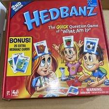 HedBanz Party Game Special Edition Bonus 25 Extra Cards Brand New, Sealed