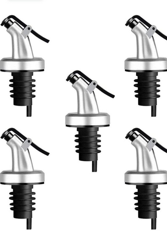 10 Pack Oil Spouts, Olive Oil Vinegar Bottle Stopper Dispenser, Leakproof Bottle