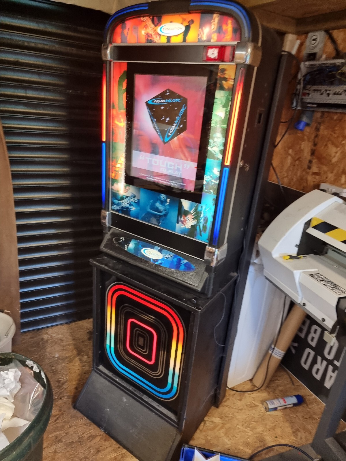 nsm evolution digital jukebox machine And Stand eBay