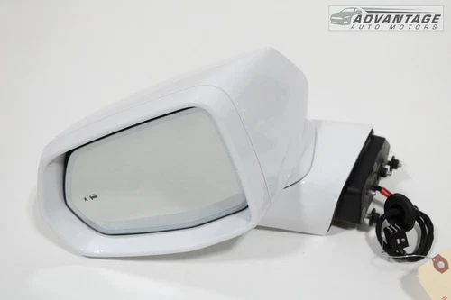2019-2023 CHEVROLET BLAZER FRONT LEFT SIDE DOOR REAR VIEW MIRROR WHITE OEM