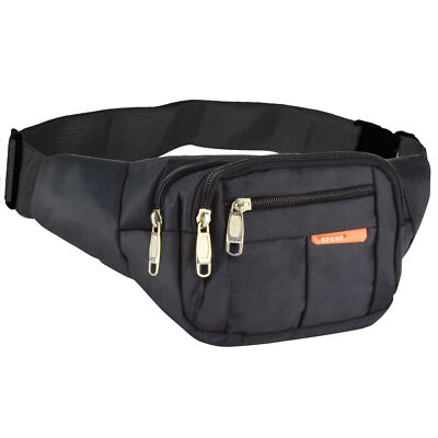 Men Women Fanny Pack Belt waist Bag body Sling Shoulder Travel running  Pouch