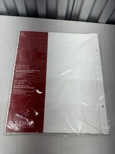 Gibson K053 S53 Scrapbook Series Refill White Matte Sheets