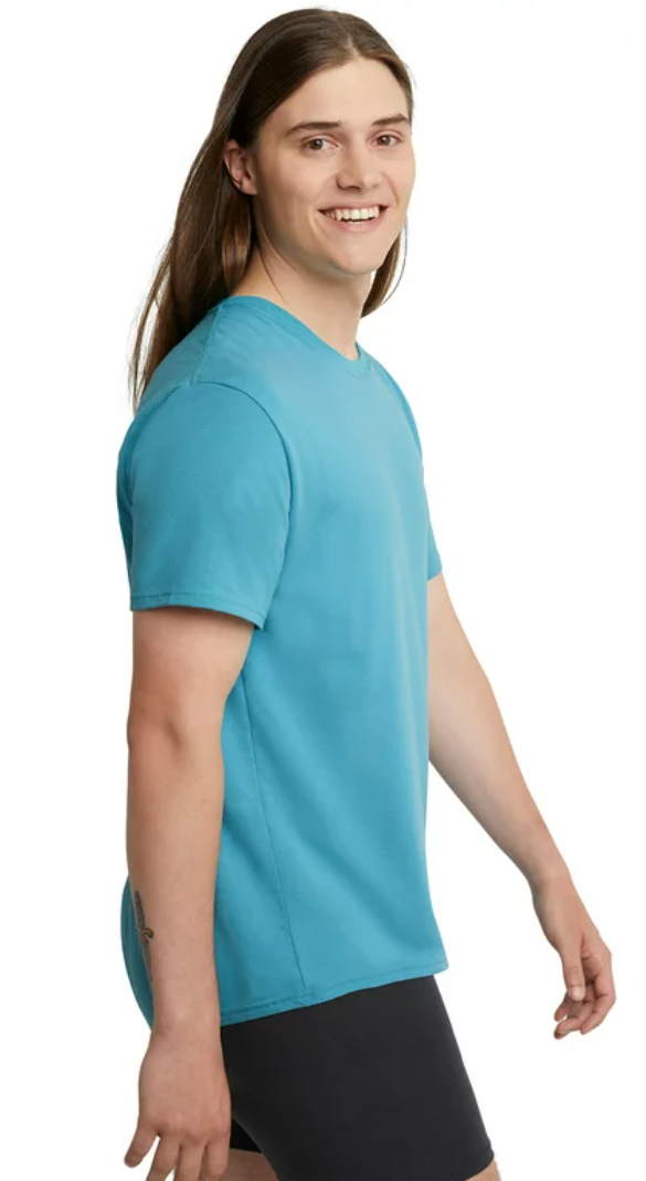 NEW 6Pk Hanes Men's Value Pack White Crew TShirt Undershirts