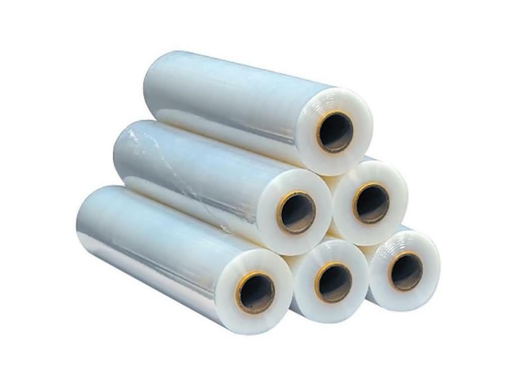 6 Rollen Stretchfolie Verpackungsfolie Umzugsfolie 23 my 1,5 kg transparent Film