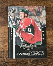 2010-11 UD Black Diamond Rookie Gems Justin Falk #171 Minnesota Wild RC