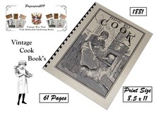 1881  How To Cook Cook Book Vintage Recipes 6...