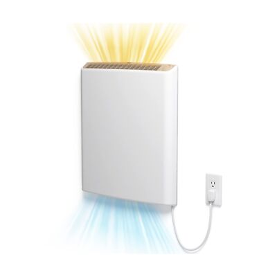 Envi Plug-in Electric Panel Wall Heaters for Indoor Use, Energy Efficient 24/...