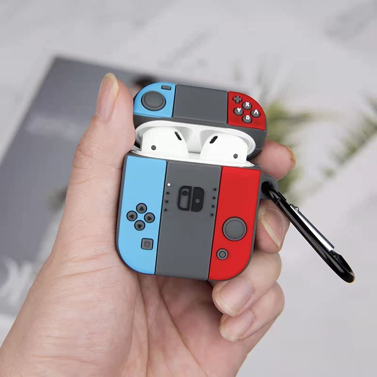 For AirPods 1/2、pro、3 Headset NINTENDO SWITCH Silicone Protective Case  Cover