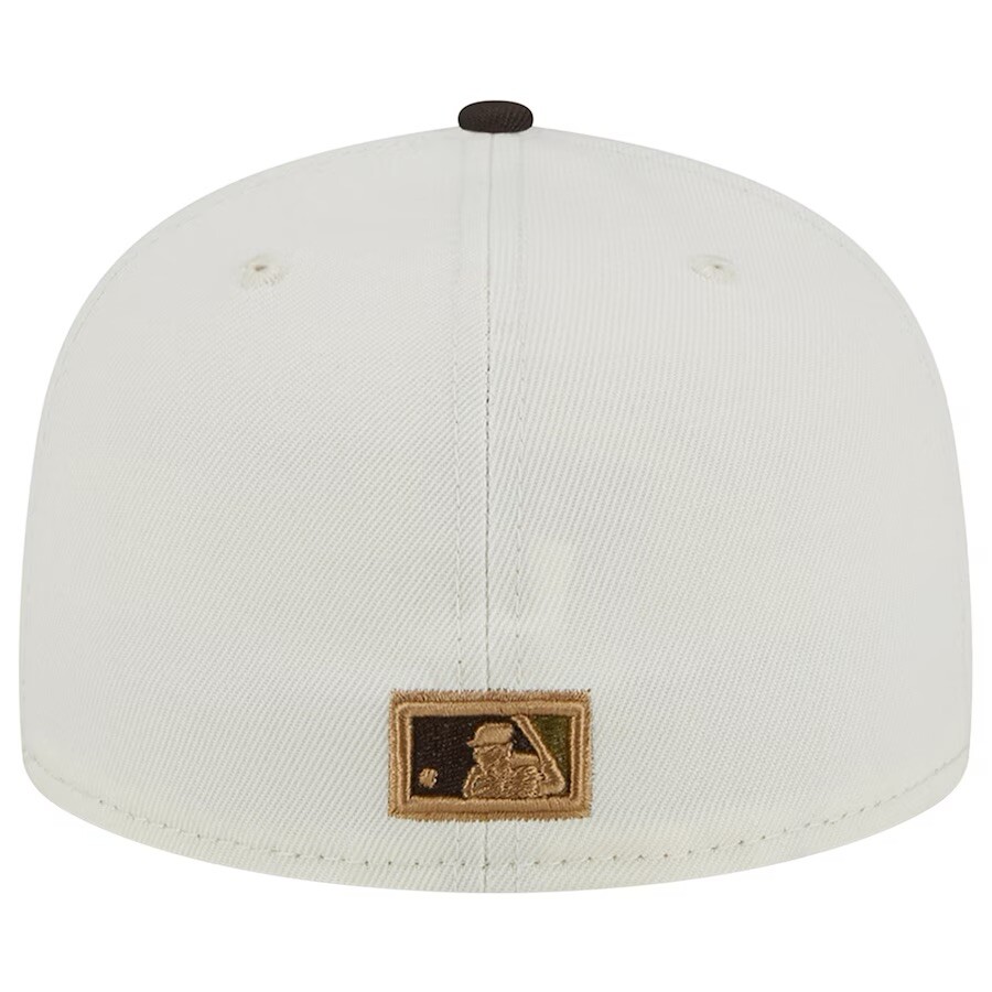 【US限定】NEW ERA 59FIFTY New York Yankees Brown&White&Beige New Era New York Yankees Cream 59FIFTY Hat Brown Corduroy