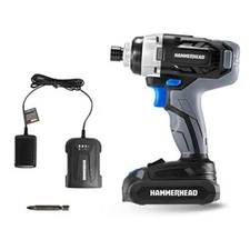 20V 1/4 Inch Cordless Impact Driver Kit with 1.5Ah Battery and Charger – HCID201
